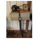 One Wheel Grinder on Stand