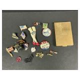 Military & Patriotic Pins & Old Compact