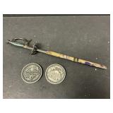 Letter Opener & MLB Tokens