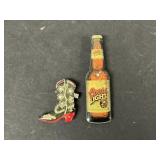 Coors Beer Bottle & Cowboy Boot Pins
