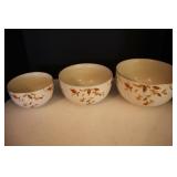 Hall Jewel Tea Autumn Leaf Nesting Bowls