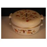 8" Hall Jewel Tea Autumn Leaf Covered Casserole