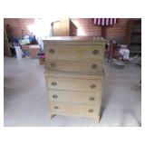 Vintage Tall Boy Chest of Drawers