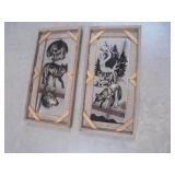 Barnwood Wolf Decor Mirrors