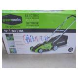 Green Works Electric Lawn Mower