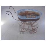 Decor  Metal Cart for plants