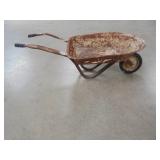 Small Wheel Barrow decor