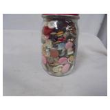 Small Jar of Vintage Buttons