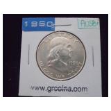 1950 Franklin half dollar