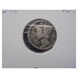 1942 Mercury dime