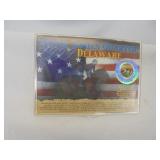 1999 Delaware painted quarter