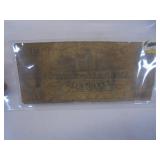 1863 State of Alabama one dollar note