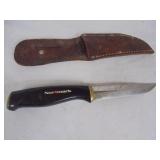NorMark knife with leather case