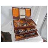 Jewelry Box with Costume Jewelry