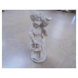 Cement yard statue, 22" tall