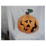 Large Metal Decor Pumpkin
