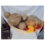 Basket full of Gords decor