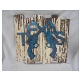 Wooden Texas hanging decor
