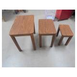 Set of 3 Stackable Occassional Tables