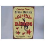 Rodeo advertsing sign