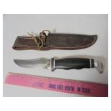 Case XX knife with leather sheath