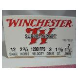 Winchester 12g, 2 3/4, #7 steel shot, 25 rounds