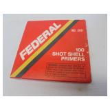 Federal #209, shot shell primers, 100 ct