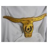 Longhorn Barbed Wire Handing Decor