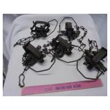 Lot of 5, stell traps