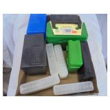 Flat of plastic ammo holders