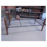 Wood & Metal Day Bed Frame