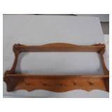 Wood Hat/Coat Wall Hanging