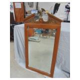 Wall Hanging MIrror with Detail at Top