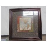 Framed Art with Ornate Matte