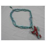 Turquoise & Coral Neckland