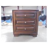 End Table with 3 Drawers