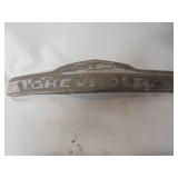 Vintage Metal Chevrolet emblem