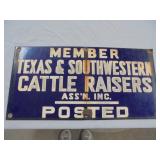 Original Texas & S.Western Sign