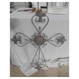 Ornate Metal Cross 35x27"