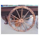 Lighted Wagon Wheel