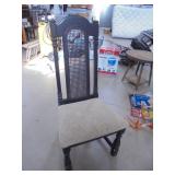 Wood Frame Padded Seat Chair