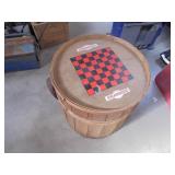 Cooler with Checker Board Top