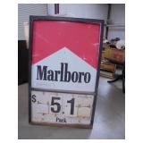 57x36" Metal Marlboro Sign
