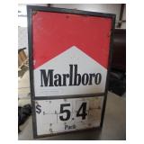 57x36" Metal Marlboro Sign