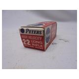 Peters .22 LR HP, 50 rounds