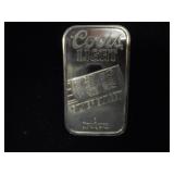 1 Troy oz, Coors Light advertising bar
