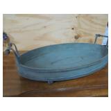 Decorative Metal Oval Tray