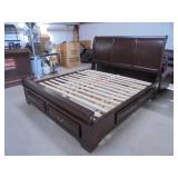 King size sleigh bed
