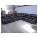 Sectional couch w/ electric recliner