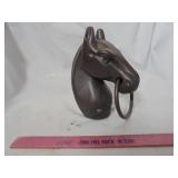 Cast iron horse post topper